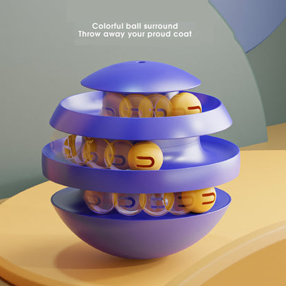 3-Layer Interactive Cat Toy