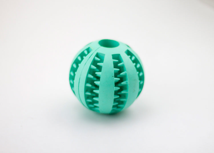 Rubber Mint Feeding Ball with Built-in Food Storage