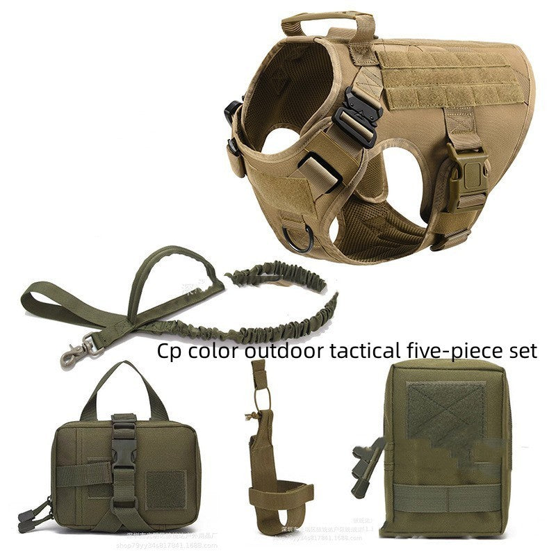 Tactical Dog Harness & Leash Set